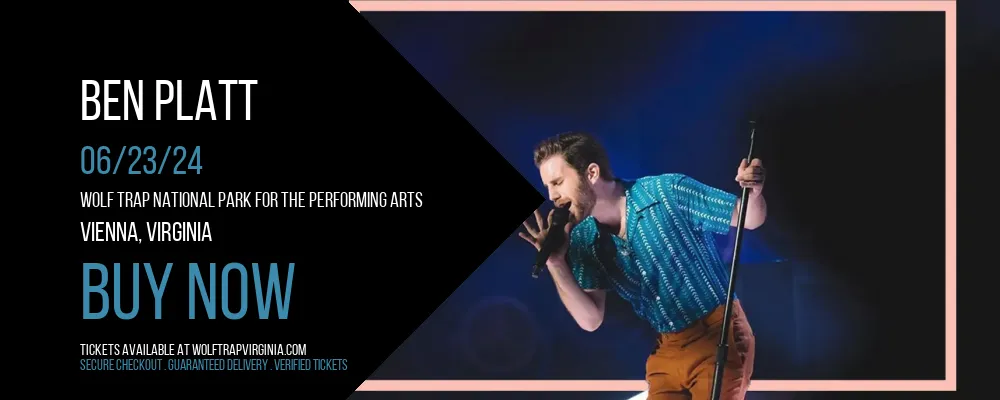 Ben Platt at Wolf Trap National Park for the Performing Arts