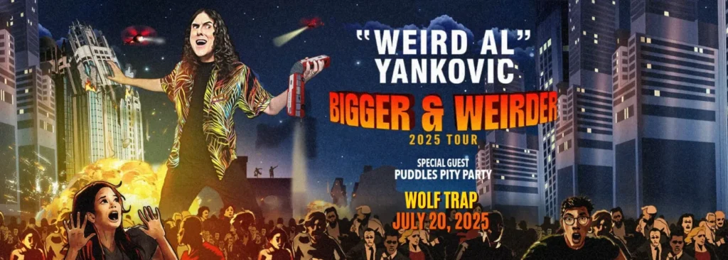 Weird Al Yankovic & Puddles Pity Party at Wolf Trap National Park for the Performing Arts