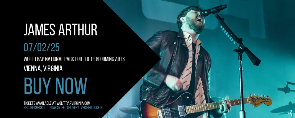 James Arthur at Wolf Trap National Park for the Performing Arts